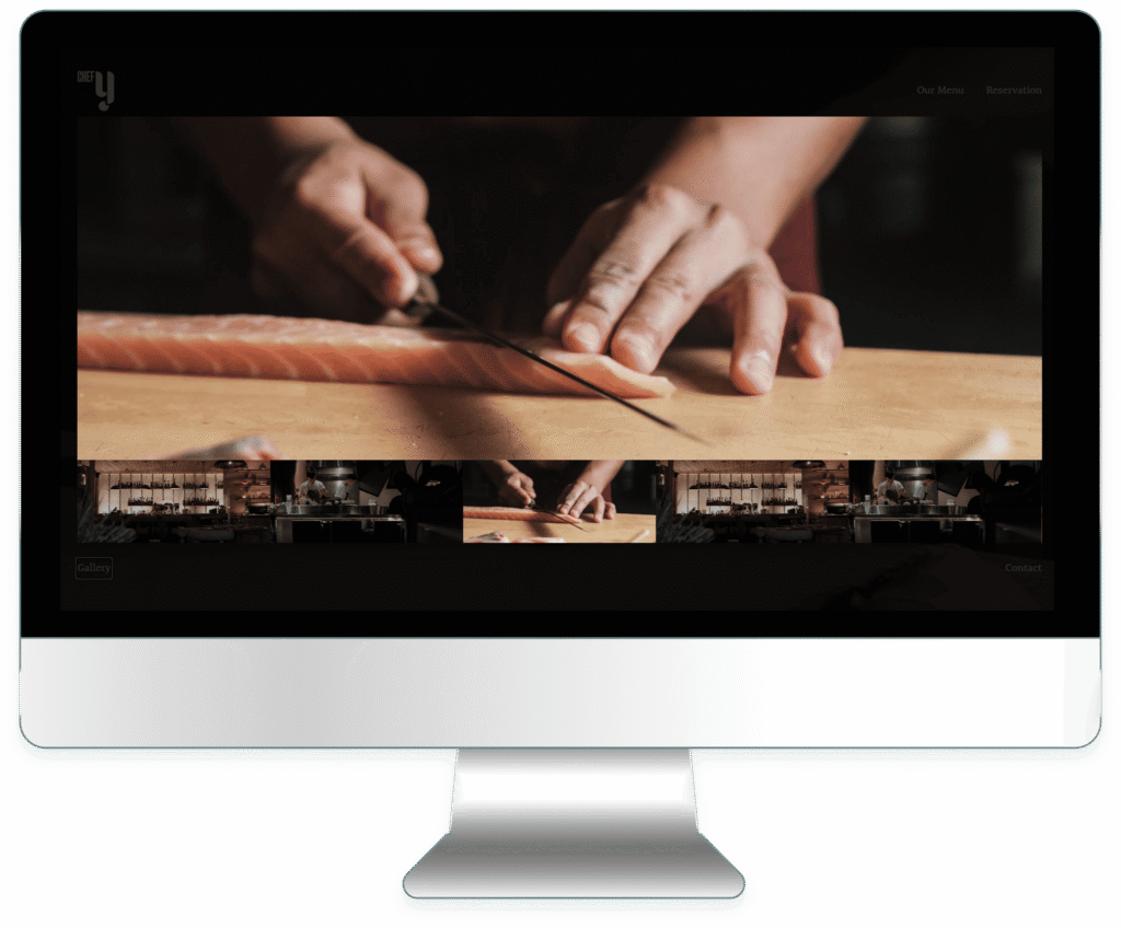 ChefY Template by The Web Cuisine web agency for restaurants